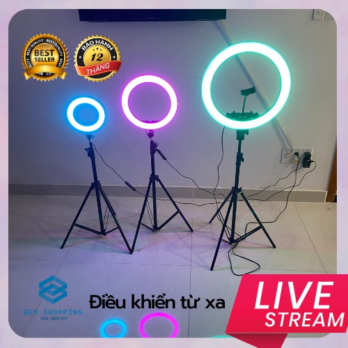 ĐÈN ringlive 46 chế độ màu TIKTOK - LIVESTREAM  7 MÀU - CHẾ ĐỘ  QUAY TIKTOK, LIVETSREAM MỚI NHẤT THỊ TRƯỜNG ĐÈN LED.