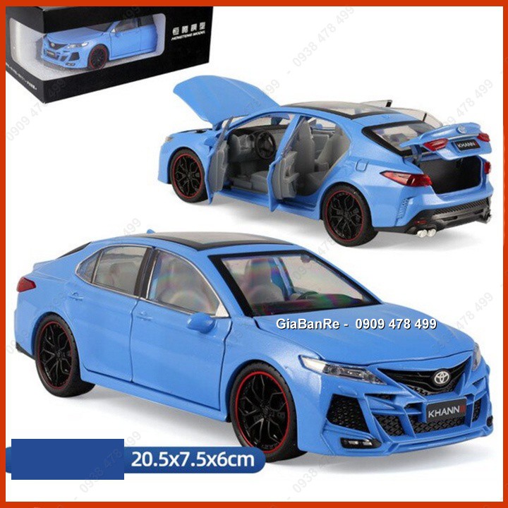 Xe Mô Hình Kim Loại Toyota Camry Khann Tỉ Lệ 1:24 - Mở 4 Cửa - 8262.1