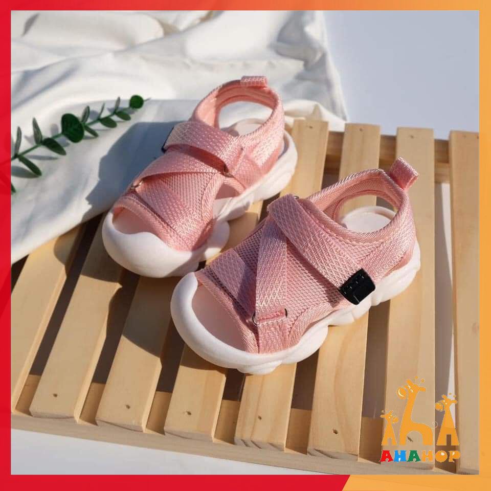 Dép Sandal Cho Bé - Sandal Tập Đi Chống Vấp Quai Dù Đế Cao Su Mềm Cho Bé Trai Bé Gái Dễ Thương MLX81155