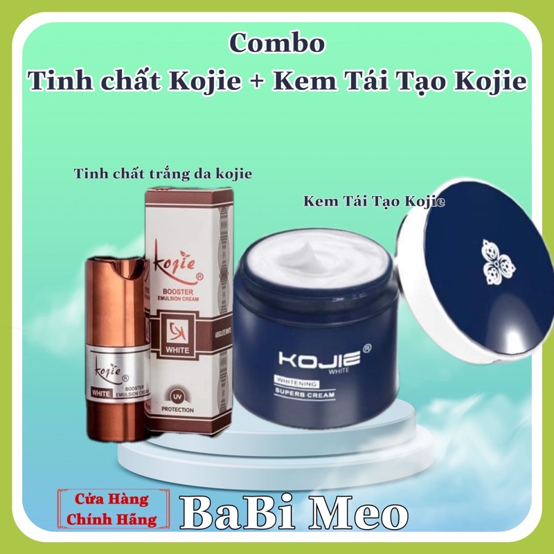 Combo Tinh chất Trắng da Kojie
