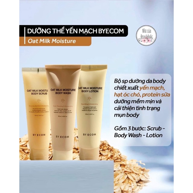 Dòng dưỡng thể YẾN MẠCH BYECOM OAT MILK