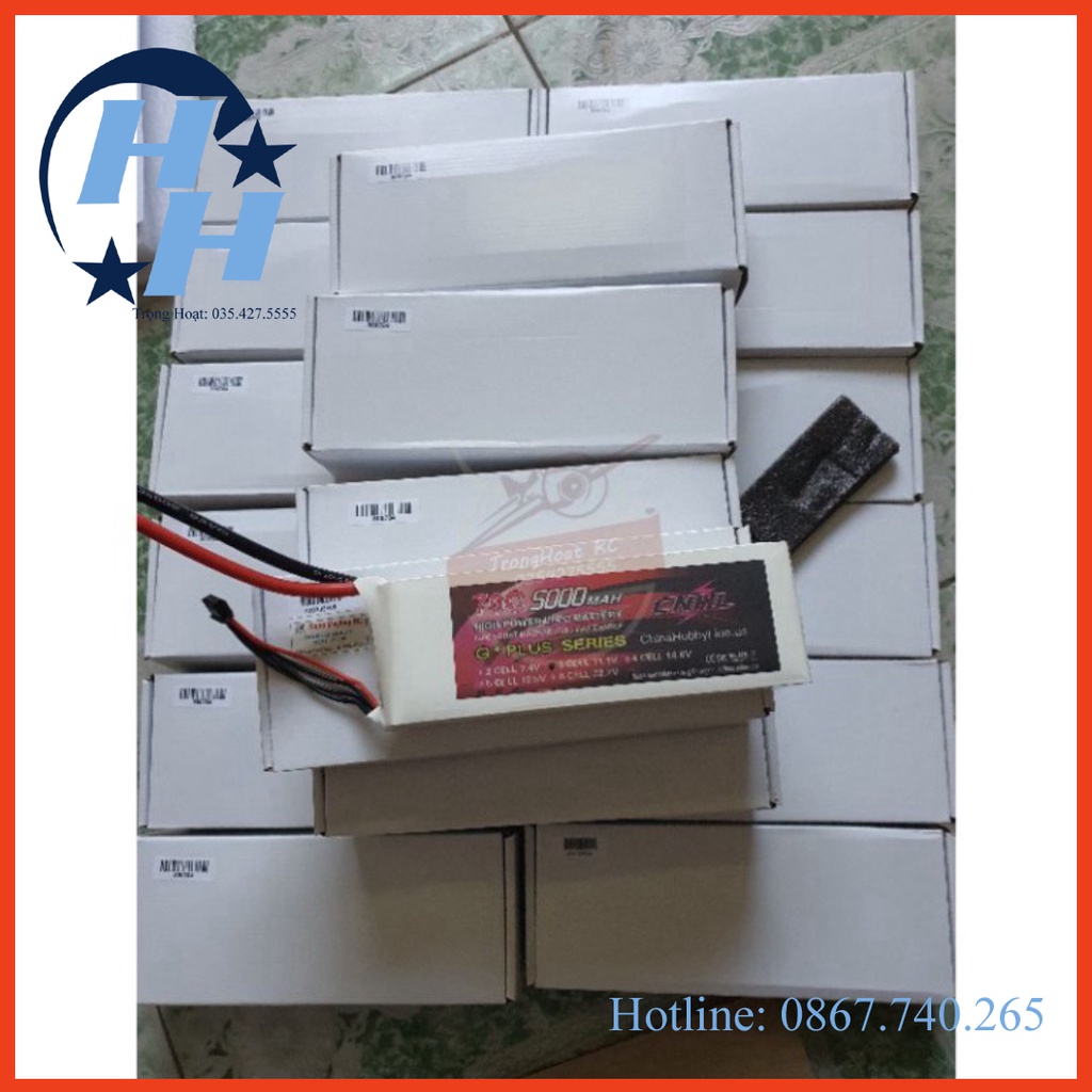 PIN CNHL G+PLUS 5000MAH 3S 4S 6S 70C LIPO BATTERY