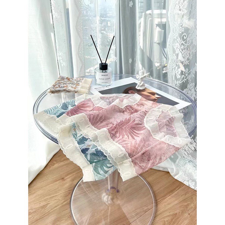 Quần lót nữ cao cấp, lưng cao chất liệu ren tơ tàng hình thoáng khí - 757