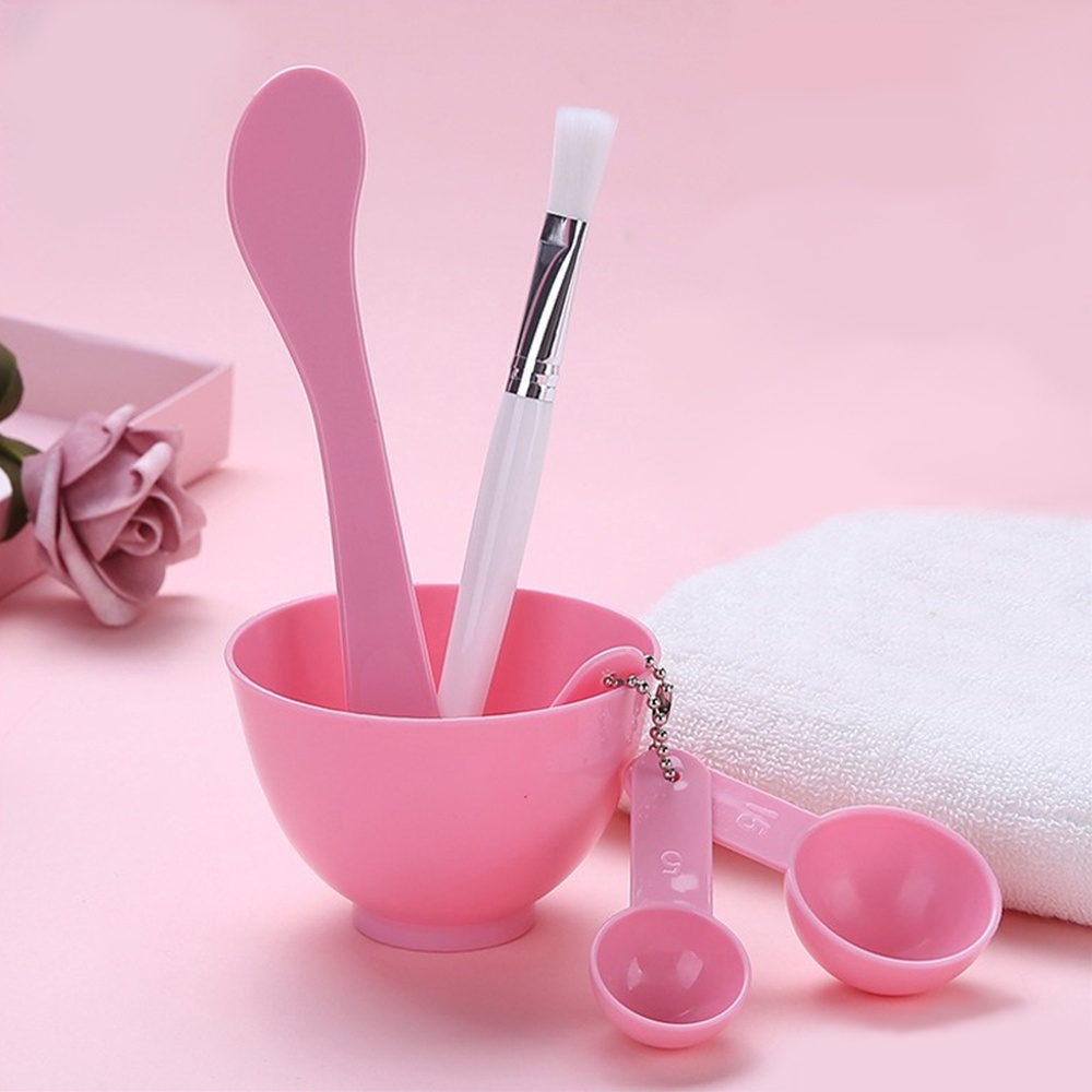 Bát Trộn Mặt Nạ Đắp Mặt, Que Trộn Cọ Quét Dung Dịch Nhuộm Tóc - Dụng Cụ Làm Mask 6 Chi Tiết