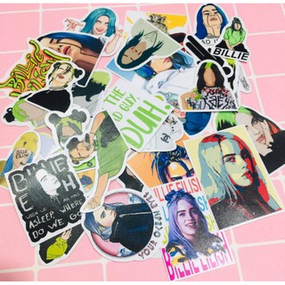 10-50 hình sticker Billie Eilish decal(random hình)