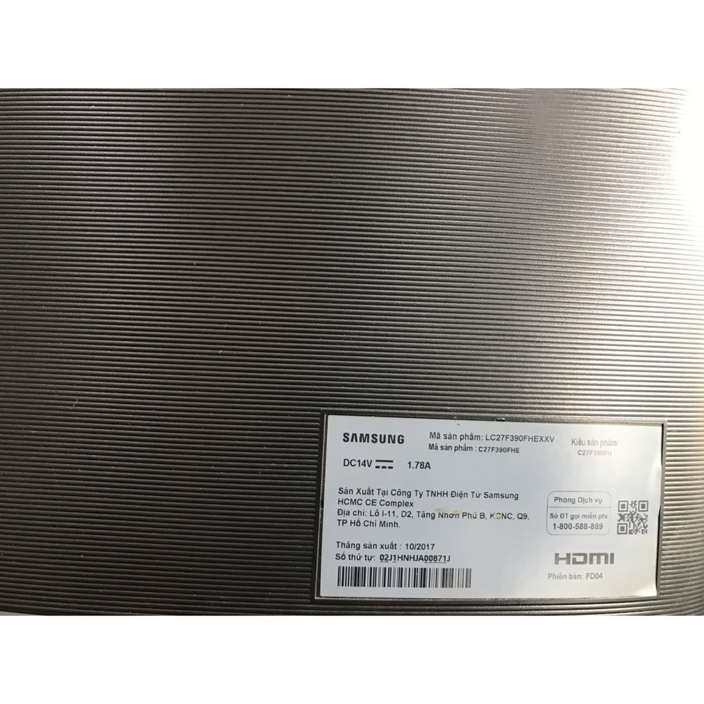 LCD Samsung LC27F390FHEXXV cong( 27" ). Còn bh đến 7/2022