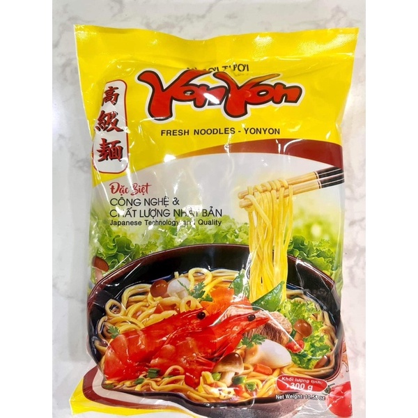 Mì sợi tươi thượng hạng Yon Yon 150g - Hàng chính hãng Công Ty Vikyfood.
