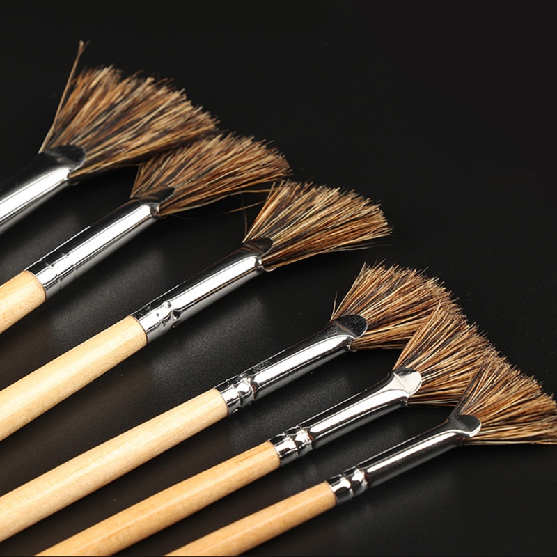 Bộ 6 Cọ Vẽ Tranh Chuyên Nghiệp Cho Người Mới Bắt Đầu