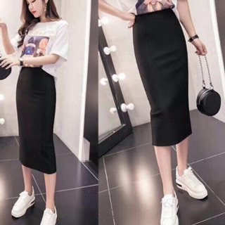 Chân Váy Bút Chì thời trang công sở sẻ sau dáng dài 70cm