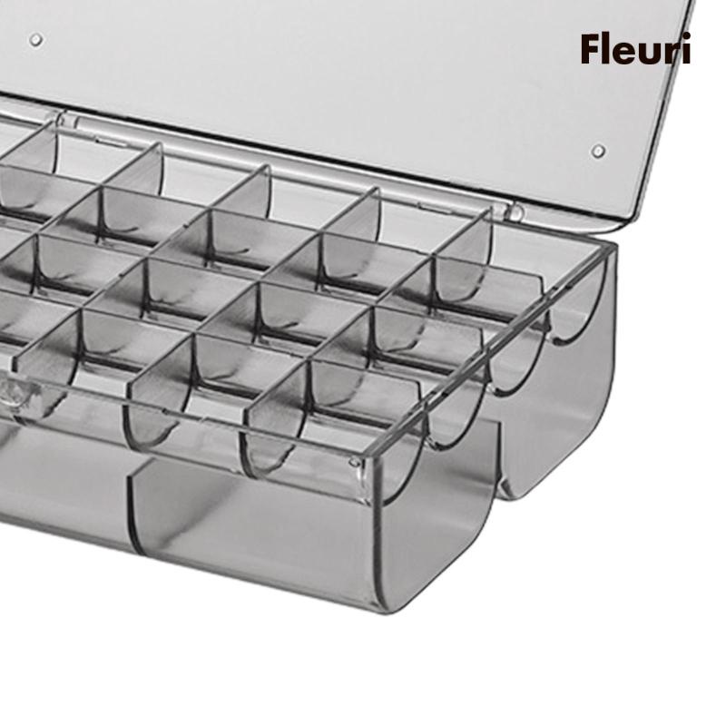 Hộp Đựng Trang Sức Trong Suốt 2 Tầng Cỡ Lớn Cho Nữ