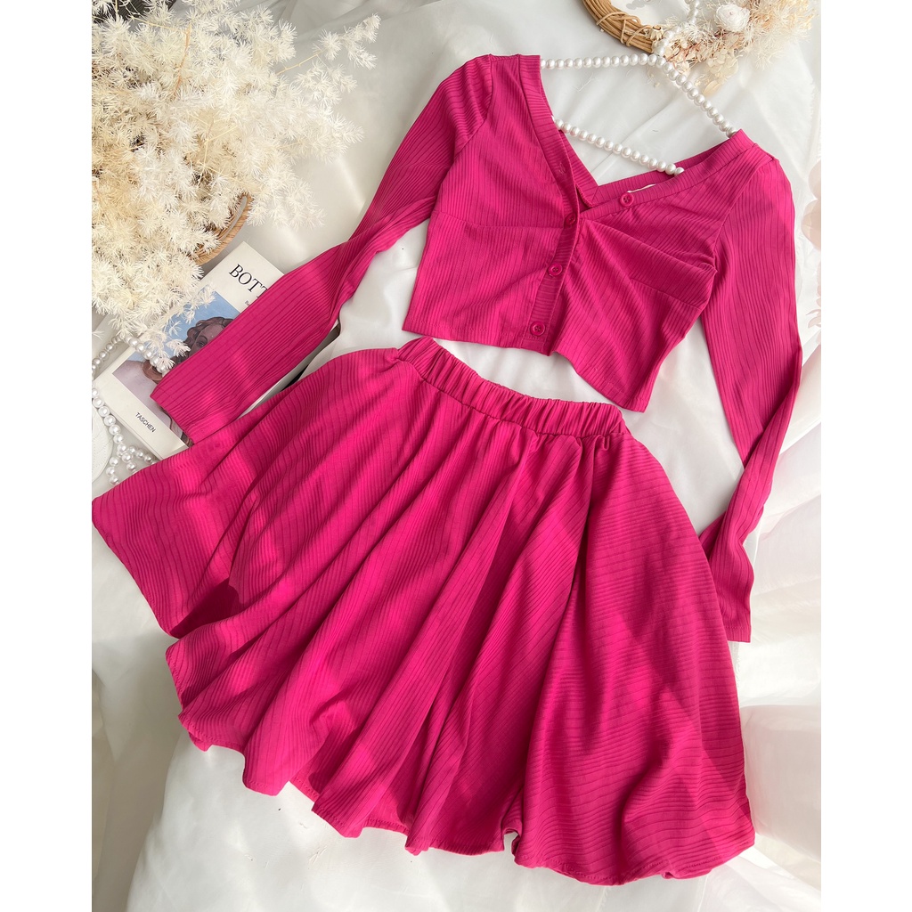 Set Thun Chân Váy Xòe