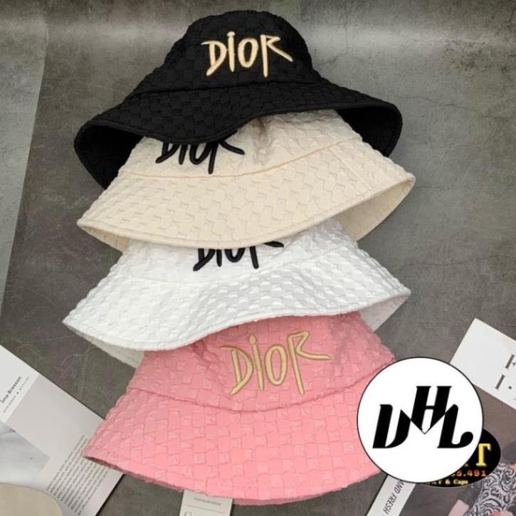 Mũ Bucket Bông Thêu D.r Form Cụp Thời Trang Unisex Nam Nữ