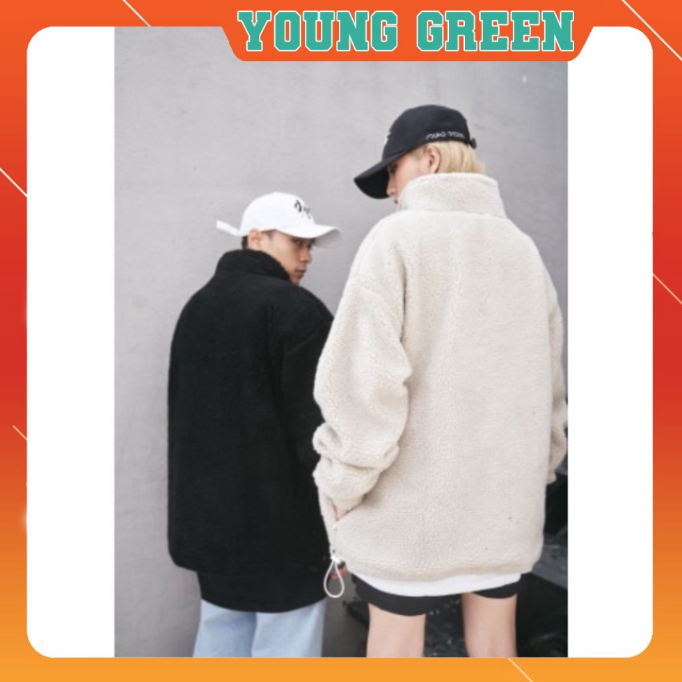 [Hà Nội] Áo Bông FLEECE OVERSIZED - YOUNG GREEN [ygshop.hanoi] YOUNG GREENFleece