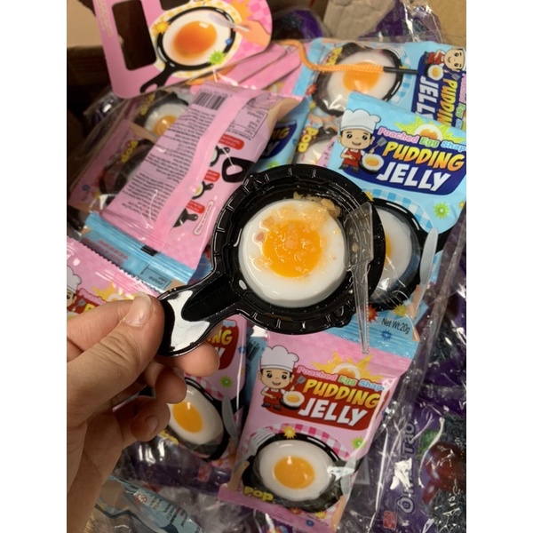 Thạch nổ trứng ốp na