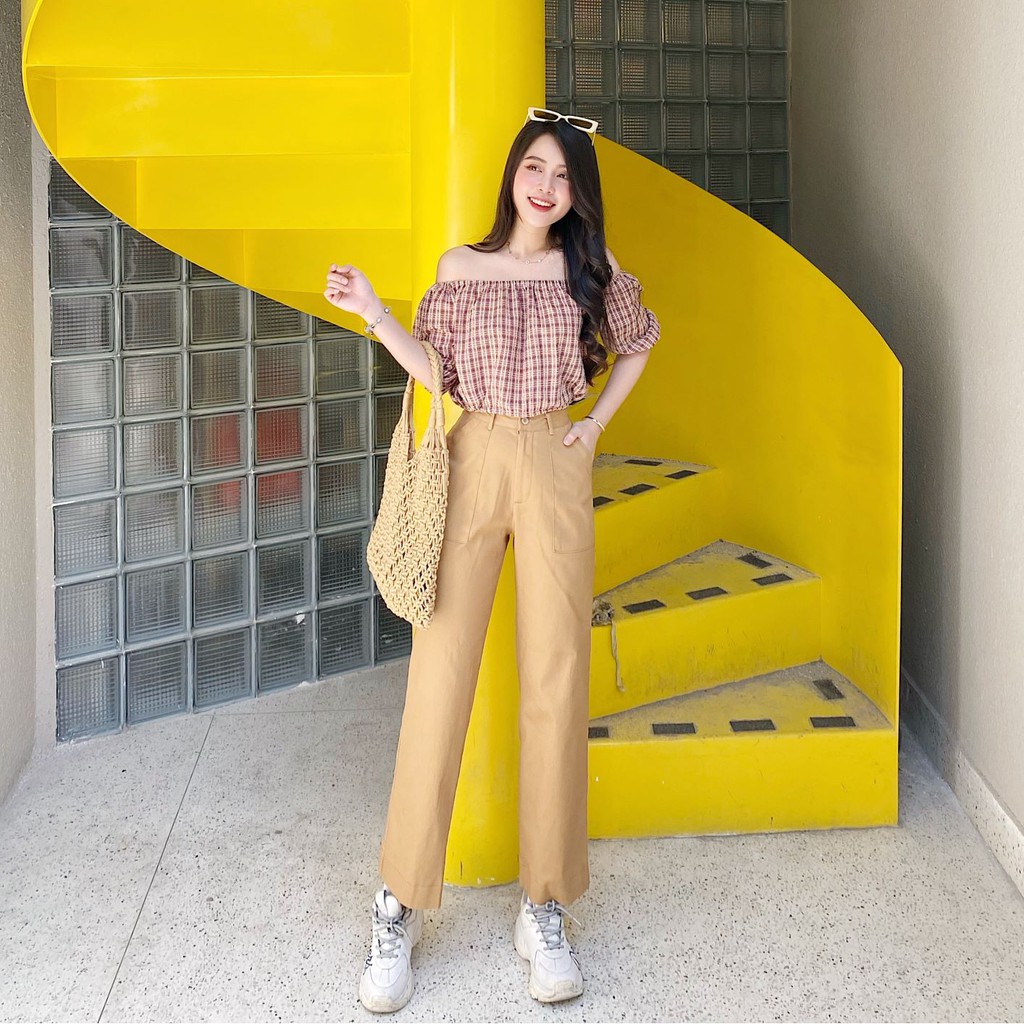 [Mã FADIRECT20 giảm 20K đơn 150K] QUẦN CULOTTES KAKI BASIC ZAREEN TRS13 NÂU | BigBuy360 - bigbuy360.vn