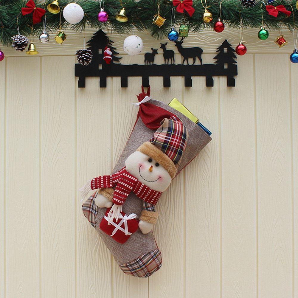 Túi Đựng Kẹo Họa Tiết Hoạt Hình Trang Trí Cây Thông Giáng Sinh Năm Mới