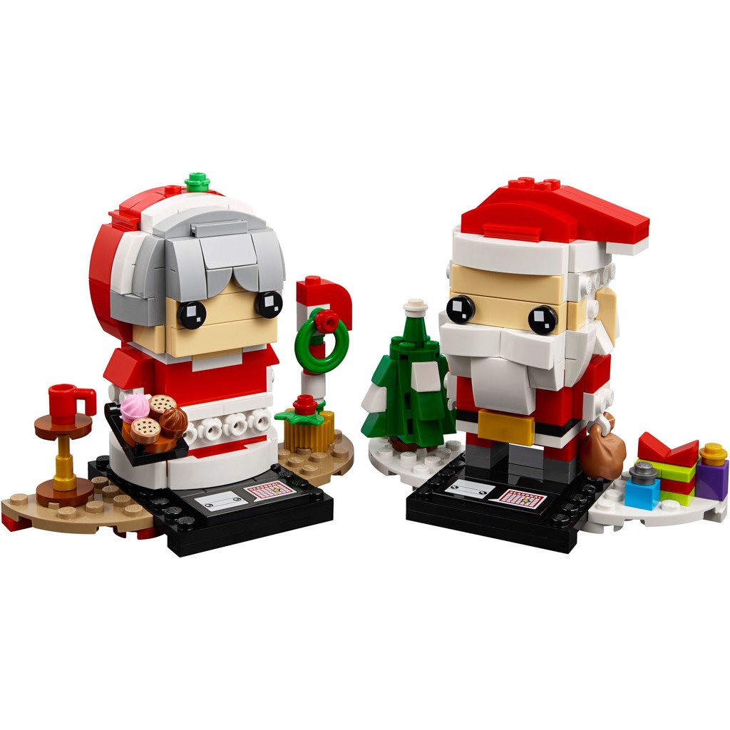 40274 LEGO BrickHeadz Mr. & Mrs. Claus - Ông bà (Xem Mô tả)