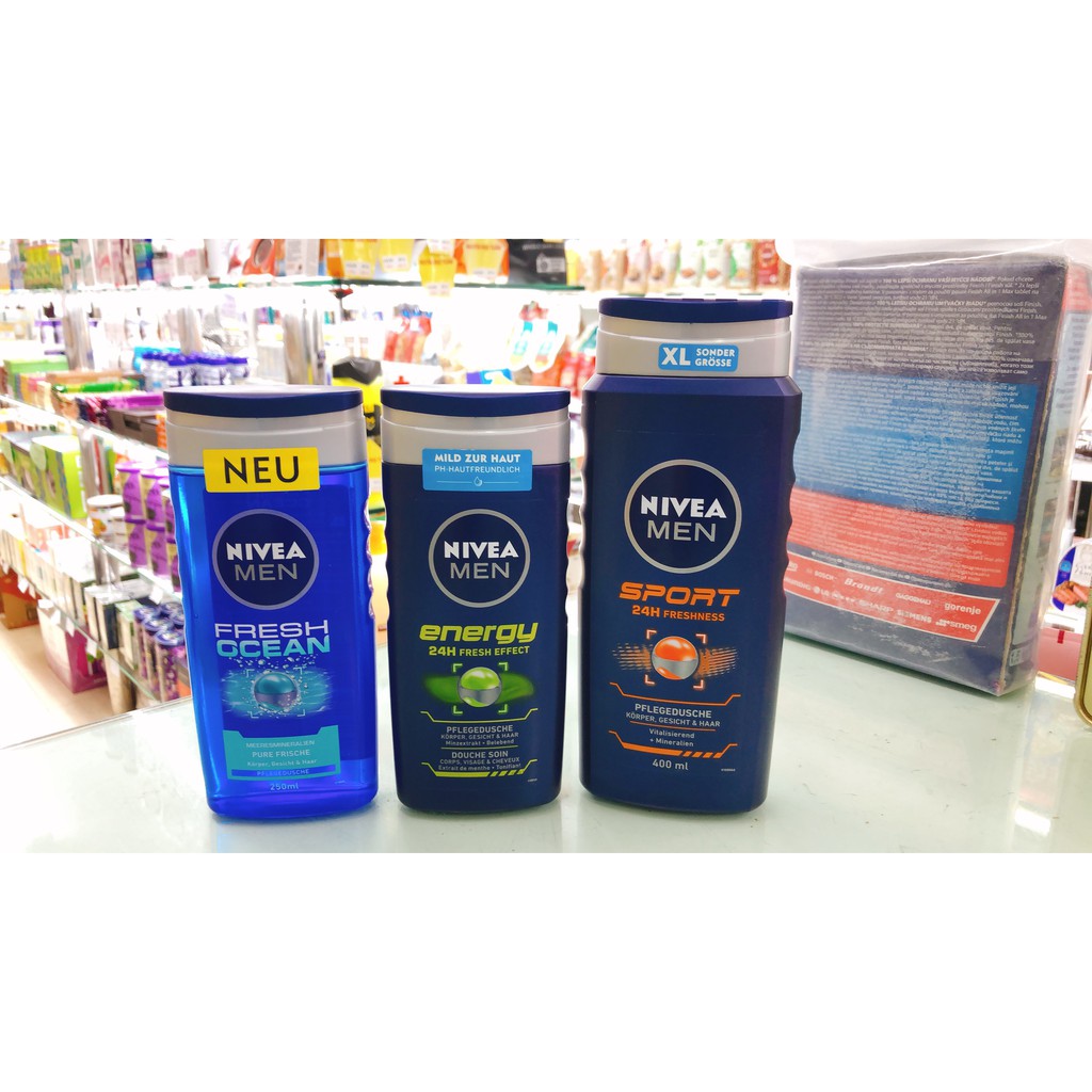 Sữa Tắm Gội Cho Nam Nivea Men  Đức