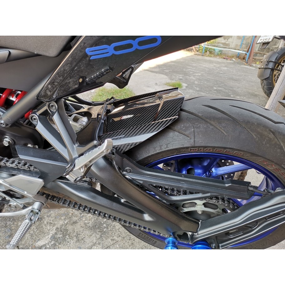FENDER Tấm Chắn Bùn Sau Bằng Sợi carbon Cho Xe Mô Tô Yamaha MT-09 mt09 MT 09 2014-2019 2013 2014 2015 6UEI