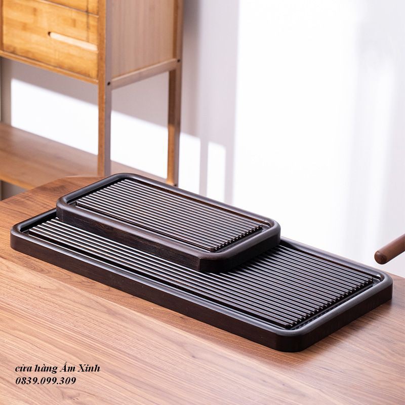 Khay Trà Tre Cao Cấp (dáng khay Bakelite)