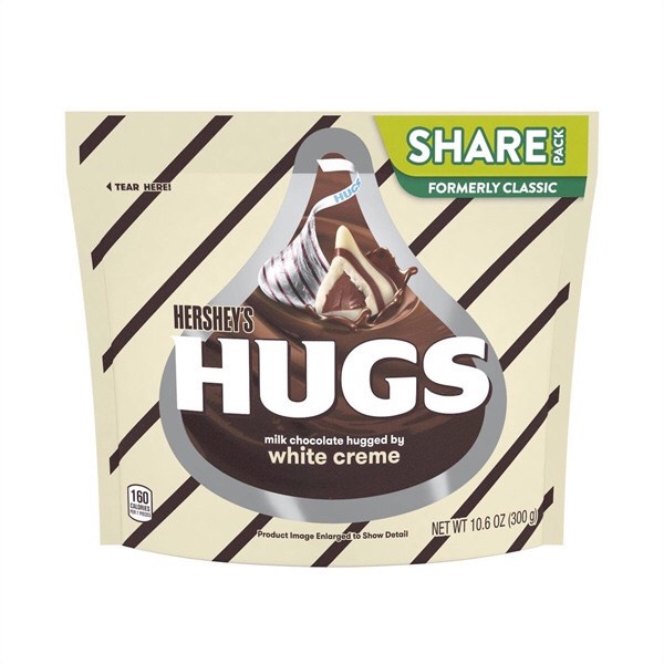 Kẹo Socola Hershey's Kisses Chocolate Tự Nhiên Thơm Ngon, Dịu Ngọt