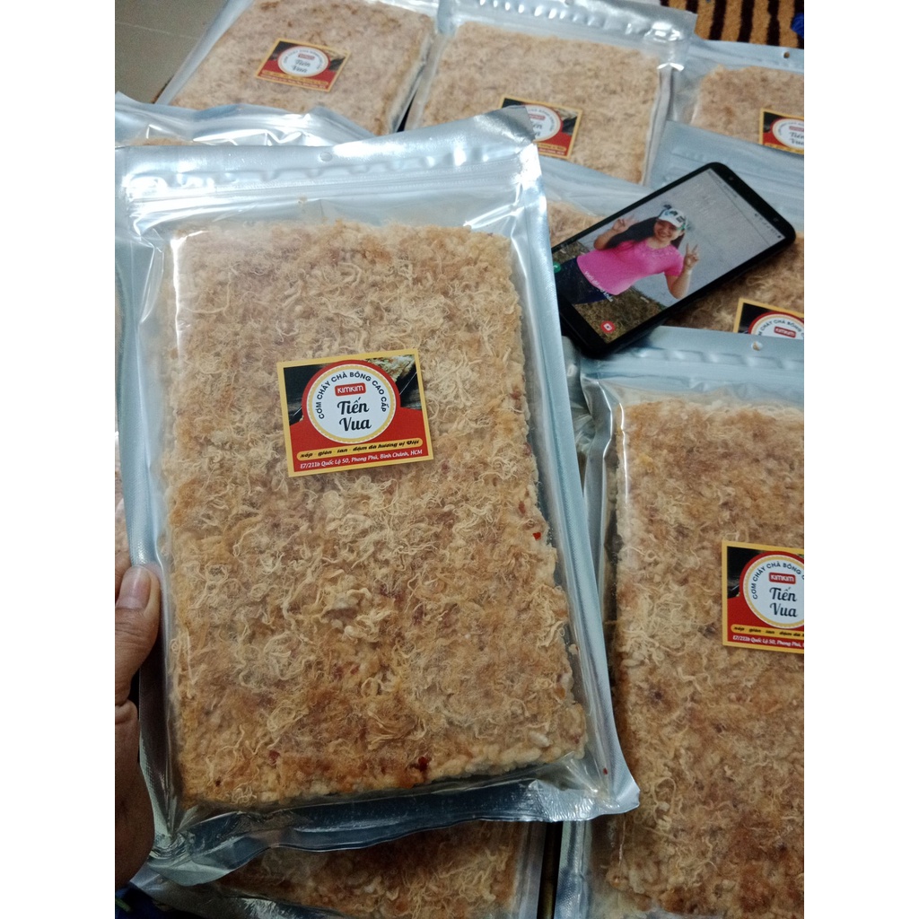 Cơm cháy chà bông cao cấp TIẾN VUA 200gram