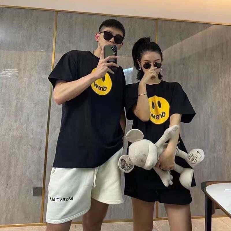 ÁO CẶP COUPLE DREW COTTON IN NHIỆT CAO CẤP GIÁ TẬN XƯỞNG