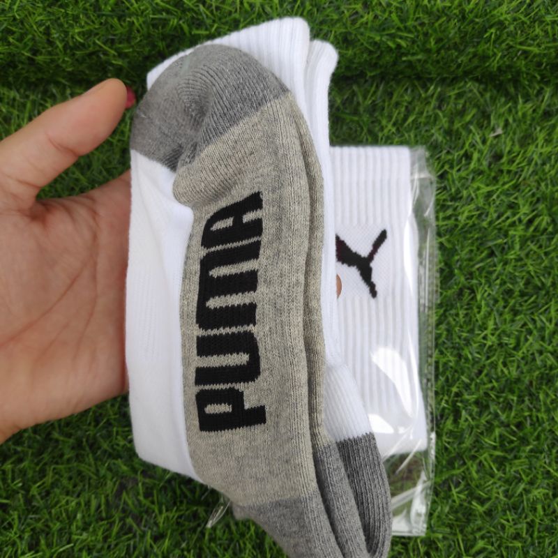 COMBO 5 Đôi Tất Puma cổ cao thể thao chính hãng dệt 3 sợi cực dày