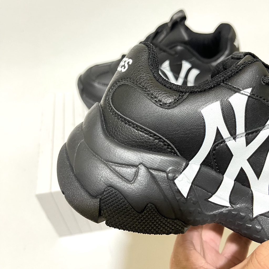 Giày MLB đen full chữ ny trắng cao cấp