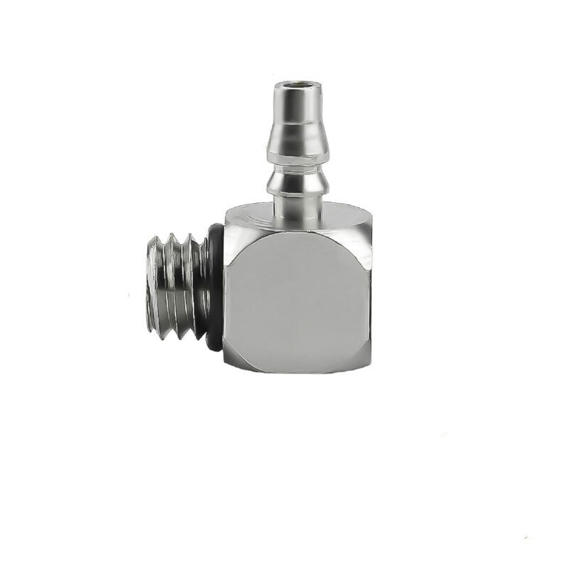 5 Chiếc Mini Khuỷu Tay Khí Nén Ống Lắp M3 M5 Nam Ren Ống Ống Barb Đầu Nối Không Khí Khớp Nối Adapter