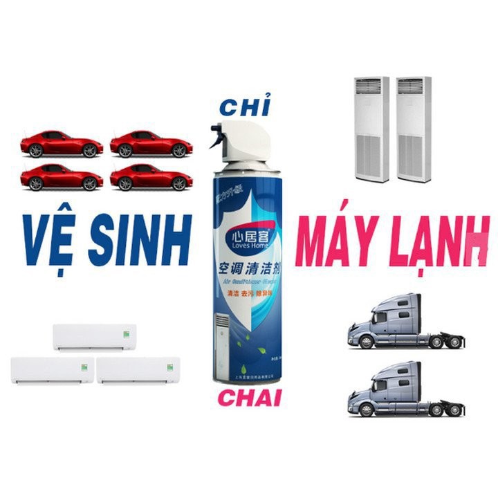 CHAI XỊT VỆ SINH MÁY LẠNH - Home and Garden