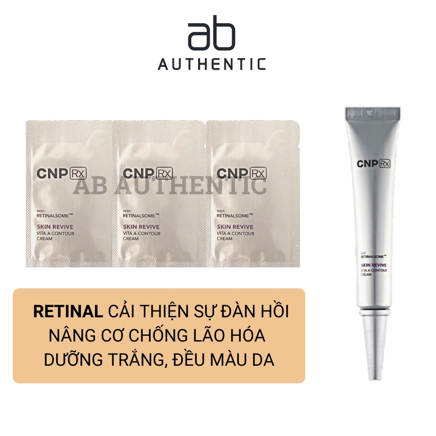 Kem dưỡng chống lão hóa, cải thiện nếp nhăn CNP RX Skin Revive Vita A Contour cream - AB AUTHENTIC