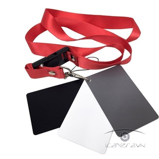 THẺ CÂN BẰNG TRẮNG GRAY CARD SIZE LỚN phụ kiện cho quay phim chụp ảnh