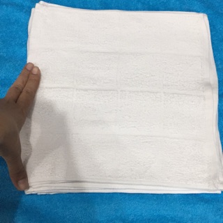 Combo 10 khăn vuông trắng