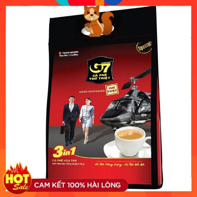 Cà phê hòa tan 3in1 G7 trung nguyên 20 gói ( hàng có tem)