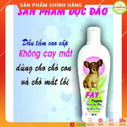 Sữa tắm cho chó con FAY Puppy 🤞 FREESHIP 70K 🤞 FAY Puppy chó con và Chó Mắt Lồi | Pug | Chihuahua | 300ml | 800ml