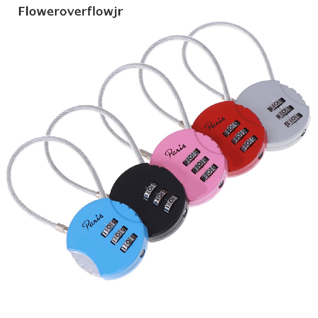 1 Ổ Khóa Hành Lý Du Lịch 3 Chữ Số 3.7 * 9cm