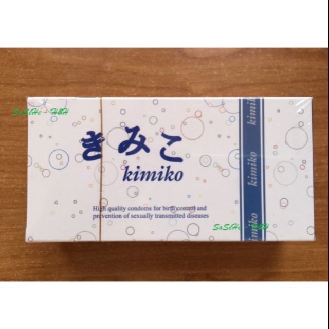 Bao Cao Su KIMIKO, Siêu Mỏng, Không Mùi, Nhật Bản (Hộp 12C, Hộp 3C)