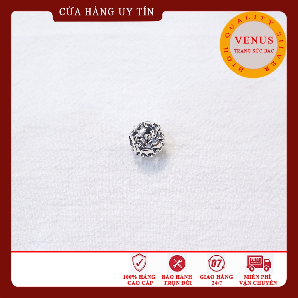 [Charm bạc 925 cao cấp] Charm bạc hình Mèo, Cá, Cầu Nơ, Cầu Queen- Mã sản phẩm VENUSS10