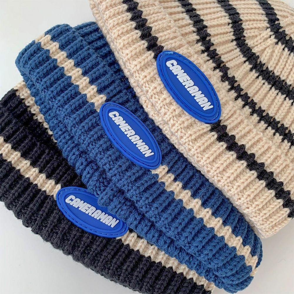 SUSANS Mũ Len Beanie Sọc Ngang Dễ Thương Cho Bé Trai