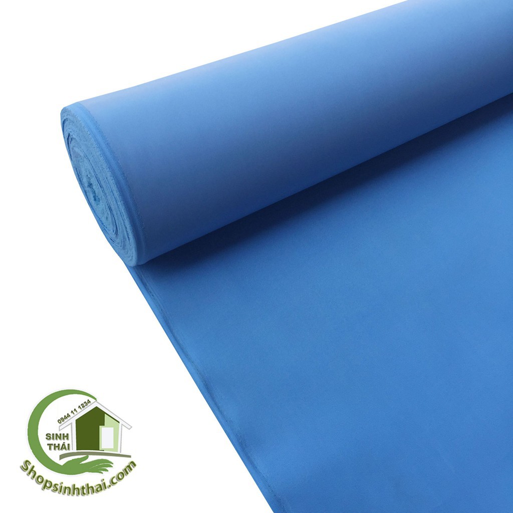 Phông nền vải bố PVC màu xanh dương chụp hình ảnh sản phẩm - may rèm, may balo túi xách