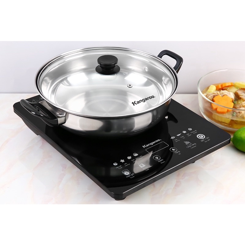 Bếp điện từ Kangaroo KG18IH2 -Hàng  chính hãng - Công suất vùng nấu: 2000 W Điện áp: 220-240V ~ 50/60 Hz