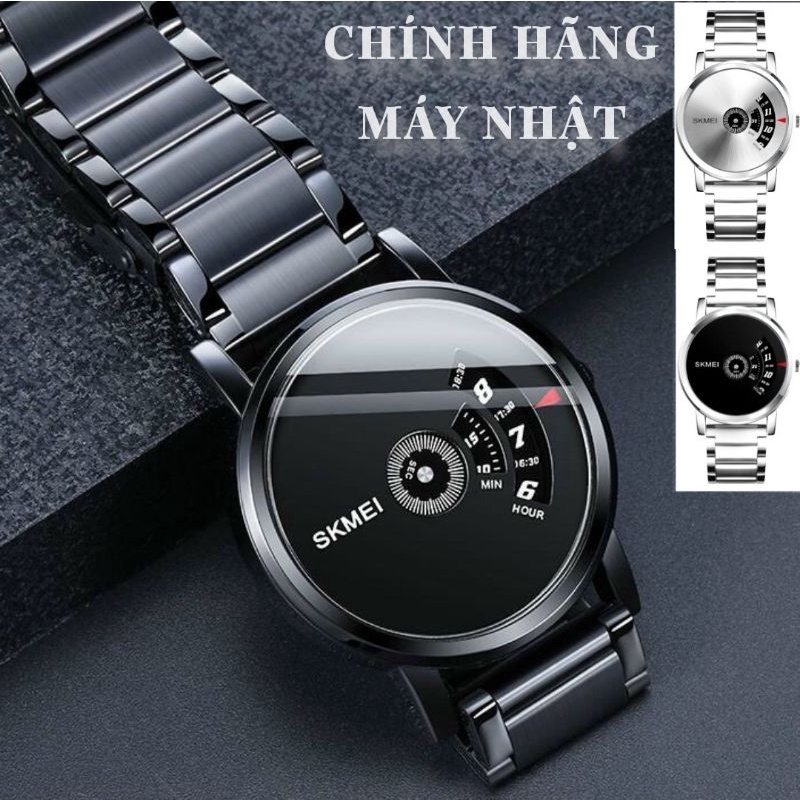 Máy Nhật Chính Hãng | ĐỒNG HỒ NAM SKMEI F130 Độc đáo - Chống Nước Kính Tráng Sapphire Chạy Trục Số Không Kim