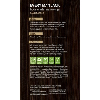 Sữa Tắm Every Man Jack Sandalwood( 1 chai)