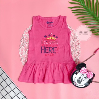 Combo 3 đầm thun bé gái nhiều kiểu
