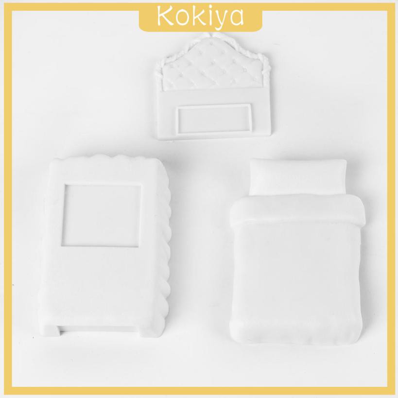 Giường Ngủ Mini Tỉ Lệ 1 / 25 G Trang Trí Nhà Búp Bê