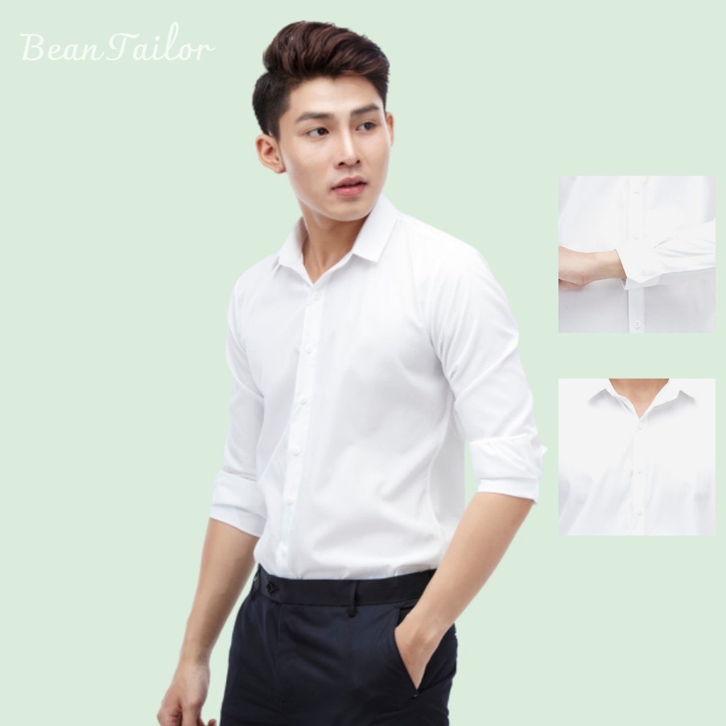 (COMBO x2) Quần tây nam màu đen tặng kèm áo sơ mi nam trắng dài tay | BigBuy360 - bigbuy360.vn