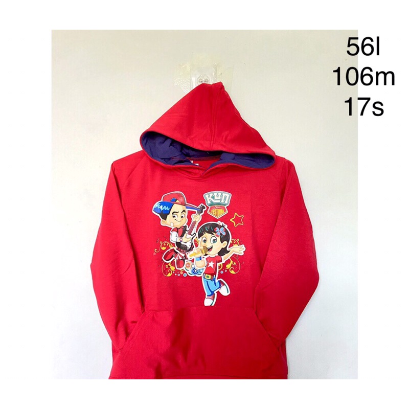 Áo hoodie kun loại nỉ bông dày