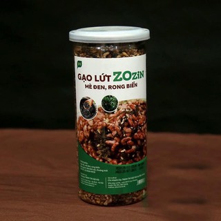 Cơm sấy gạo lứt mè đen rong biển Zozin 310g- Ăn chay, ăn kiêng giảm cân, người bị tiểu đường.