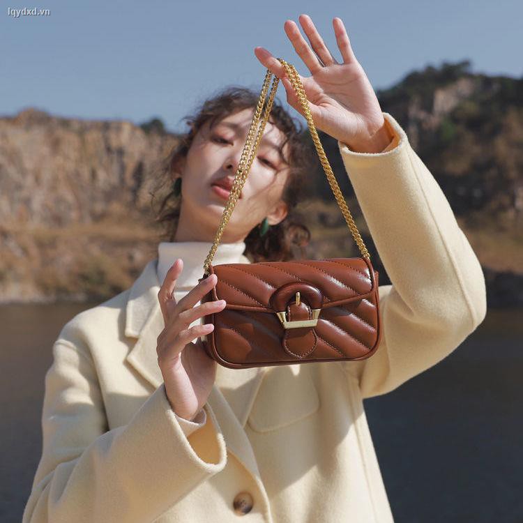 Túi da đeo chéo thời trang cho nữ